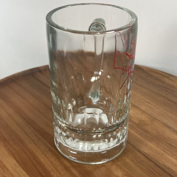 Vintage 5-5/8"H Budweiser King Of Beers Glass Mug Heavy - Picture 5 of 11